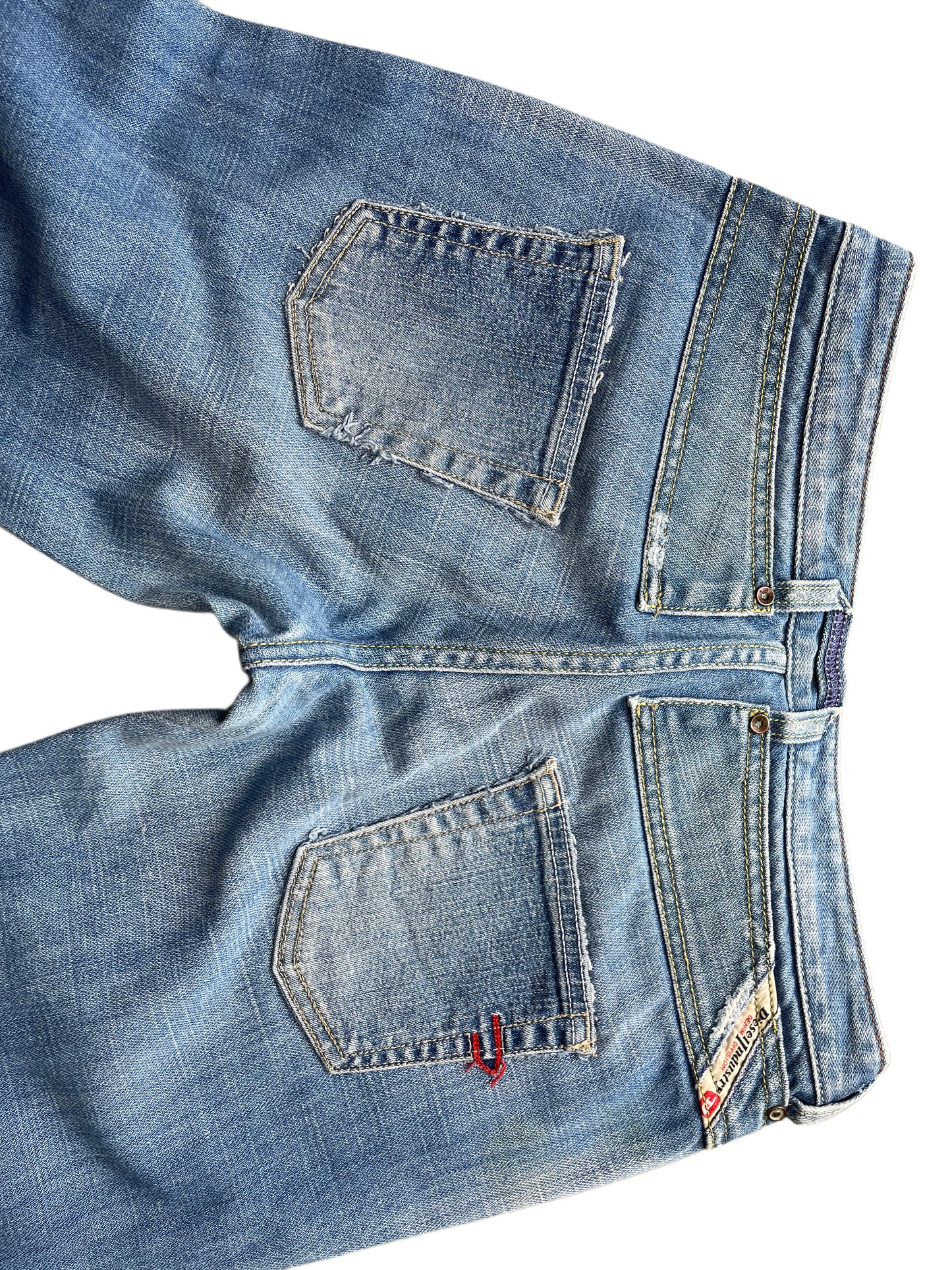 Diesel Low Waist Schlaghose (Frauen S/W27)