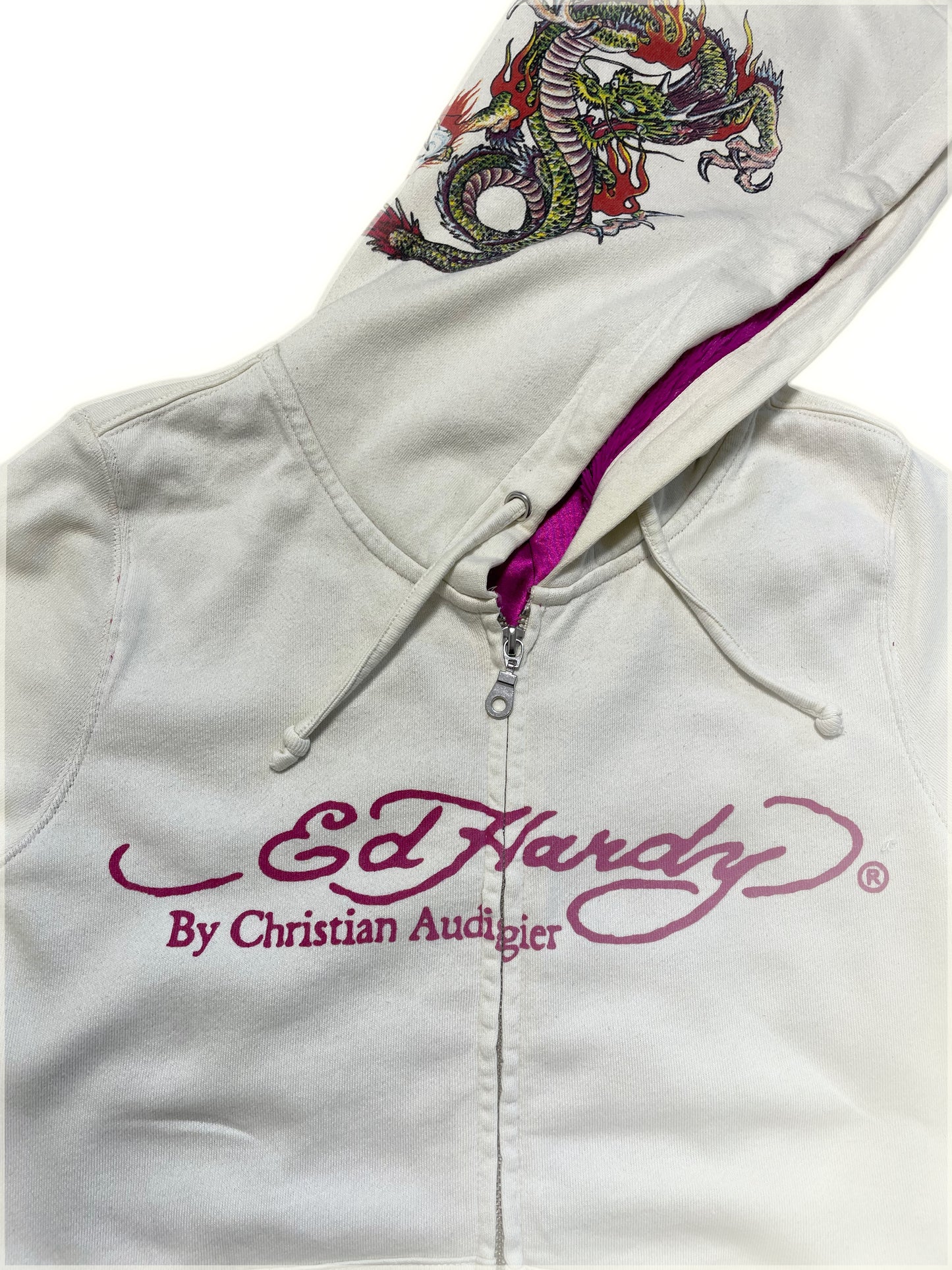 Ed Hardy Hoodie mit Zipper (M)