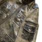 Kurz geschnittene Lederjacke (Frauen S)