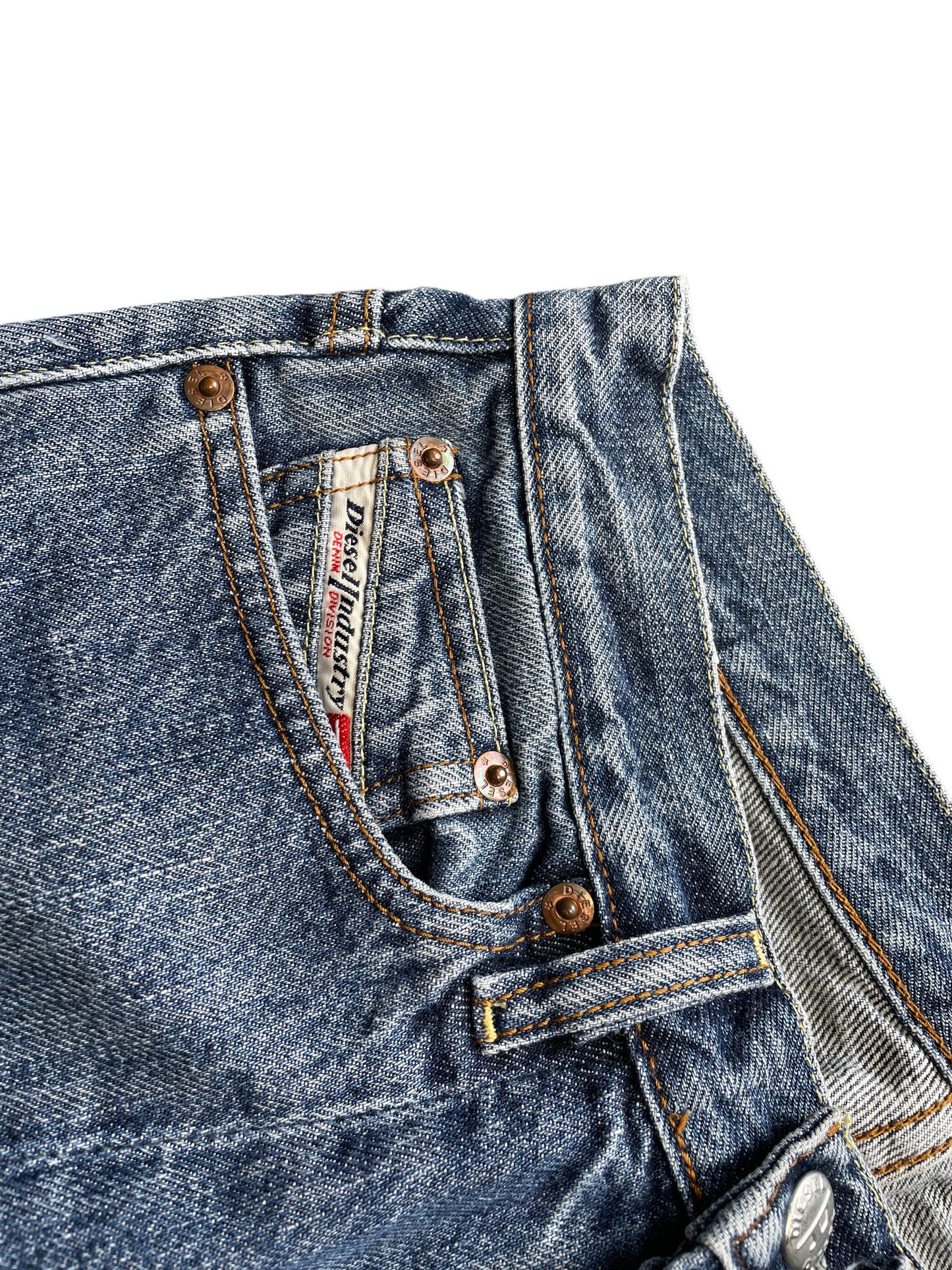 Diesel Low Waist Schlaghose (Frauen S/W26)