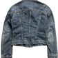 Dolce & Gabbana Jeansjacke mit Reißverschluss (Frauen L)
