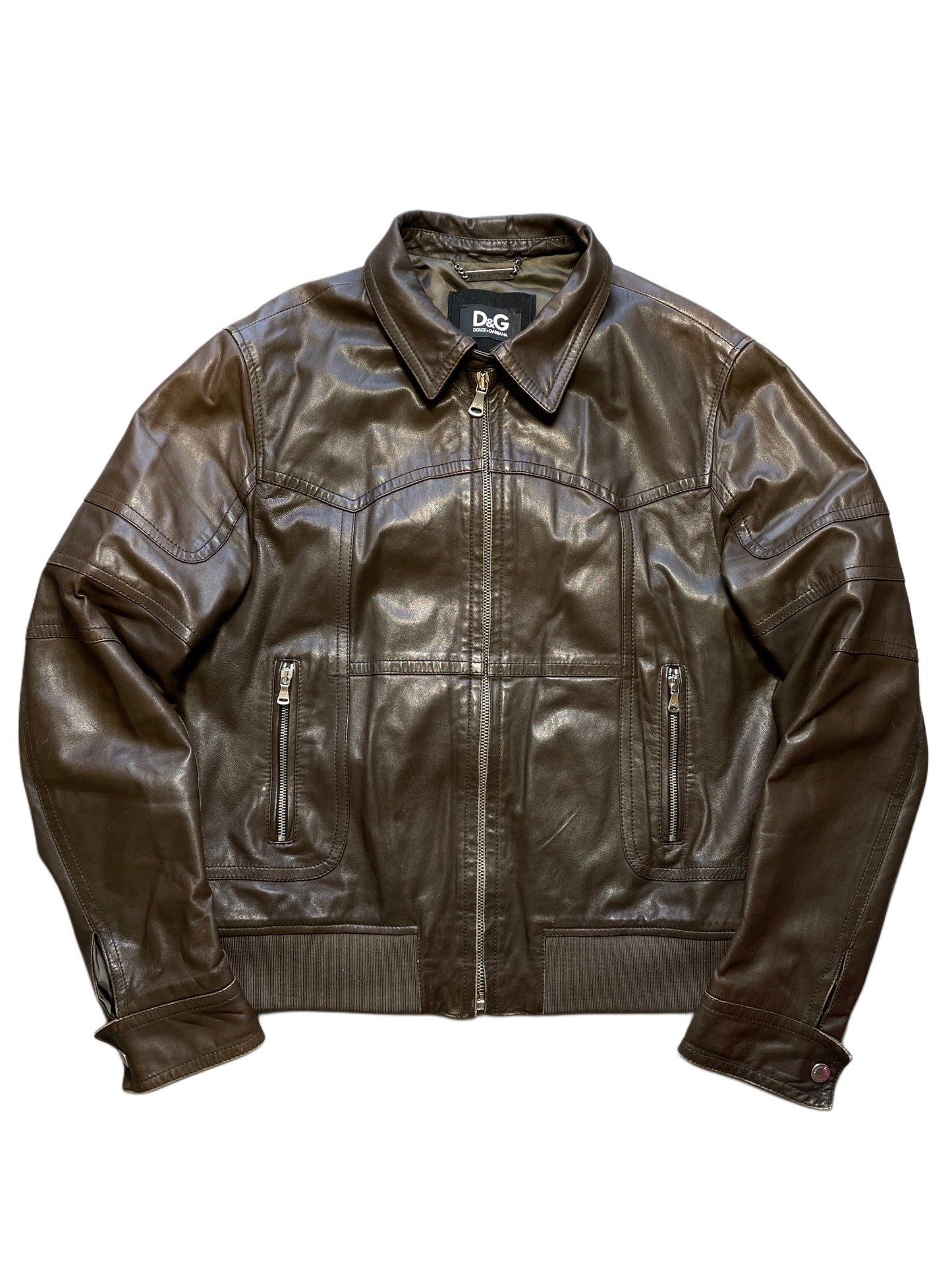 Dolce & Gabbana Lederjacke (XL/54)