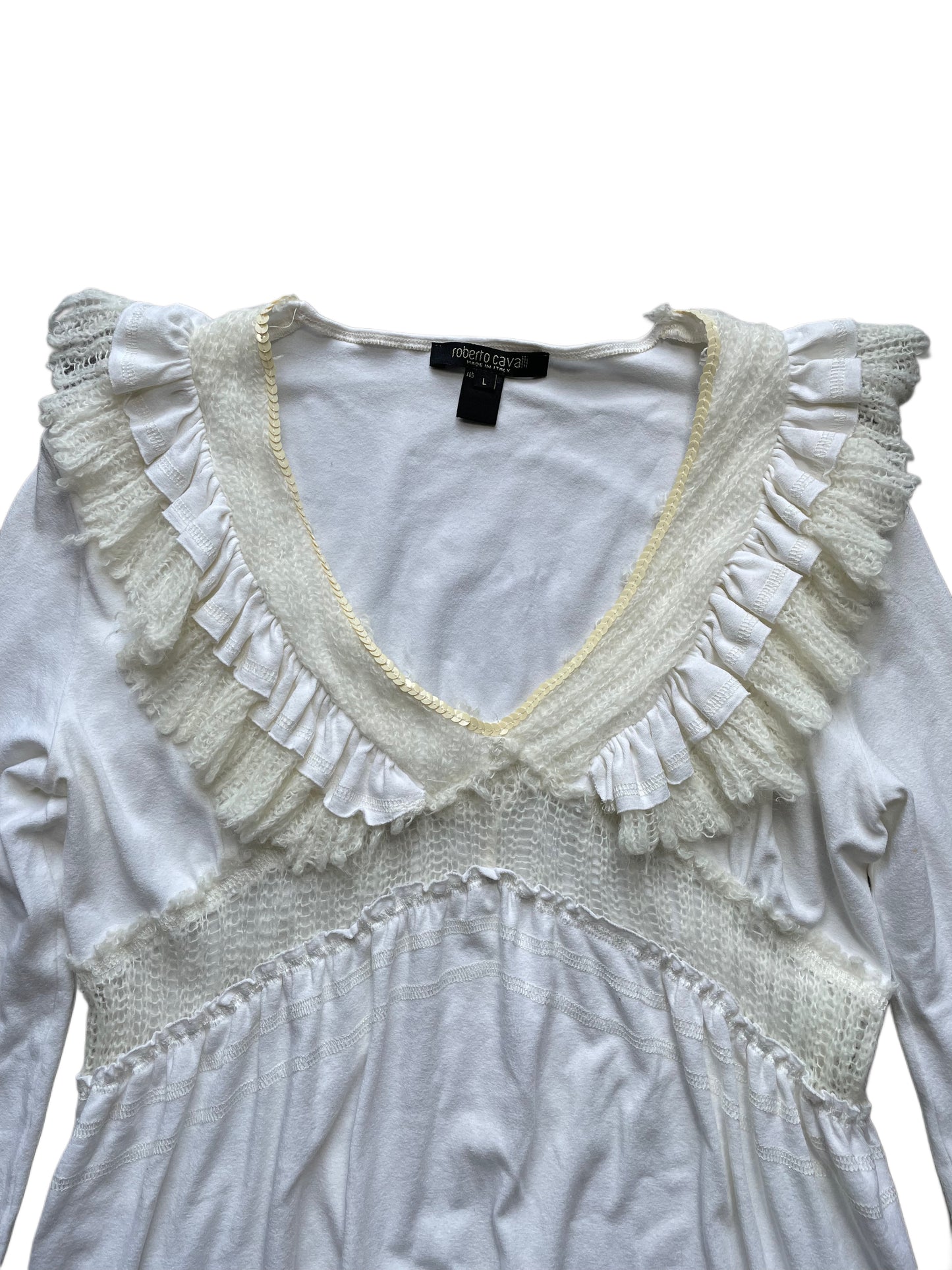 Roberto Cavalli Ibiza Style Bluse (Frauen L)