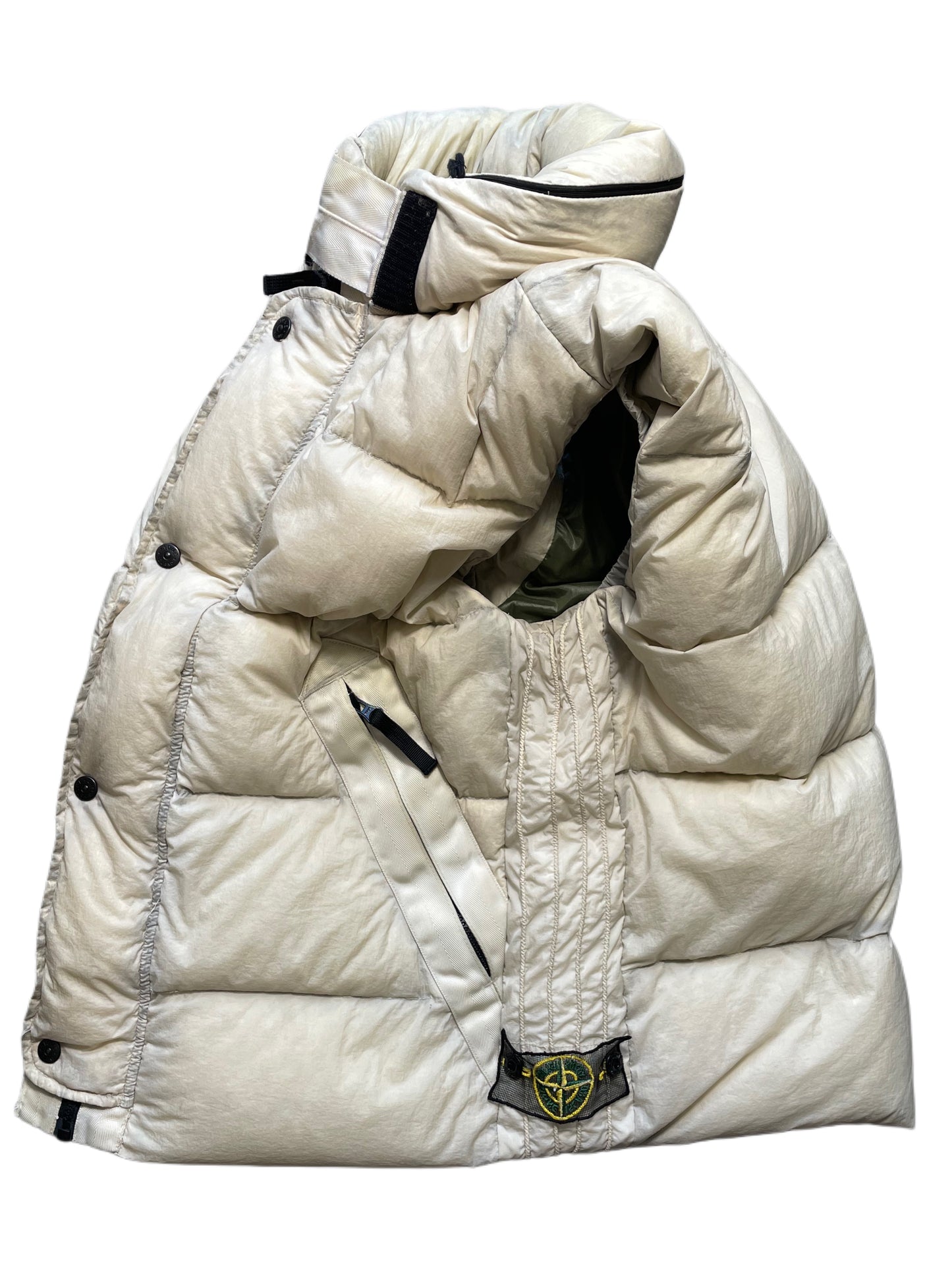 Stone Island Daunenweste mit Mesh Badge (L)