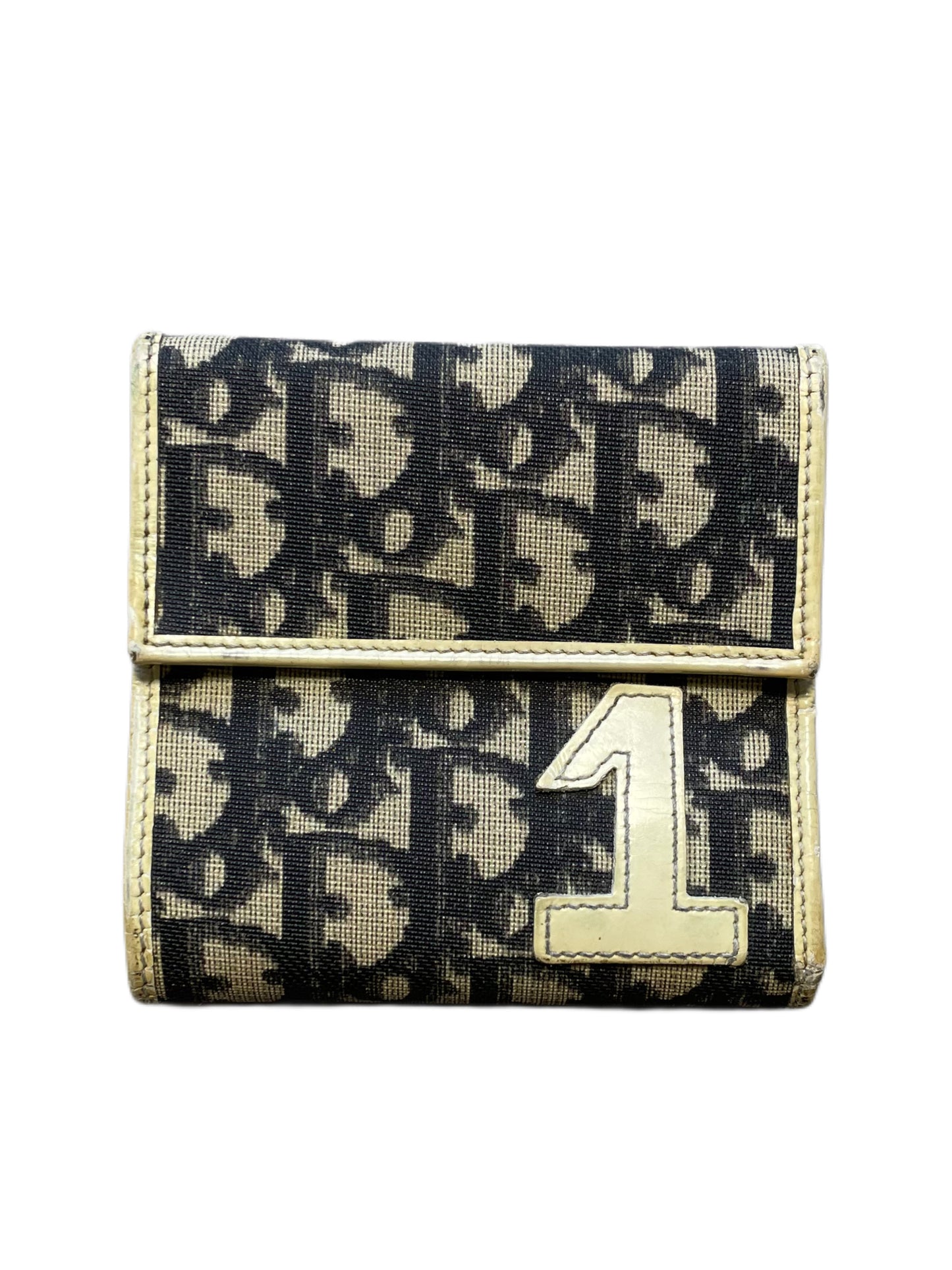 Christian Dior Monogram Compact Portemonnaie