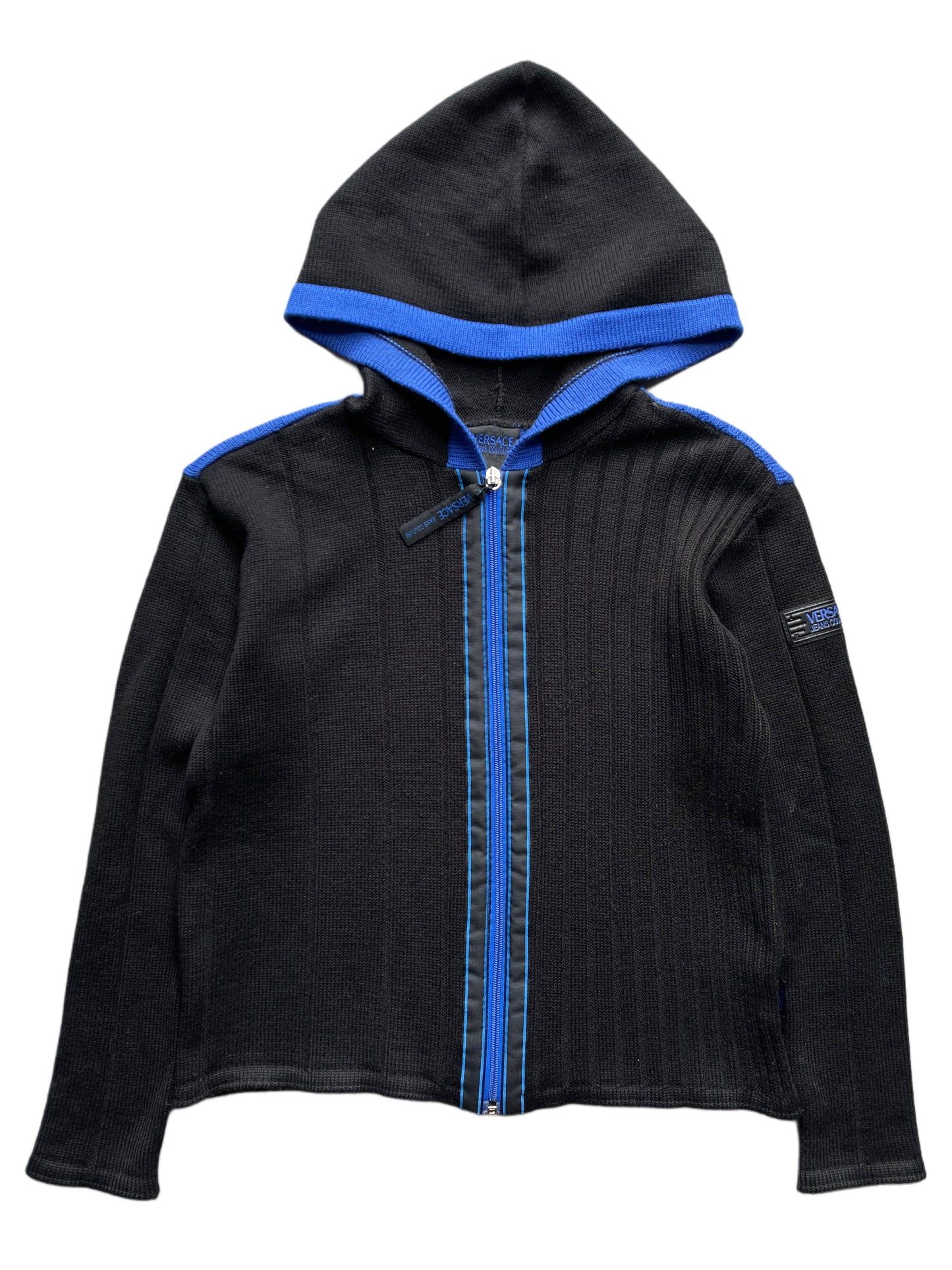Versace Strickjacke mit Kapuze (M)