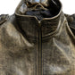 Kurz geschnittene Lederjacke (Frauen S)