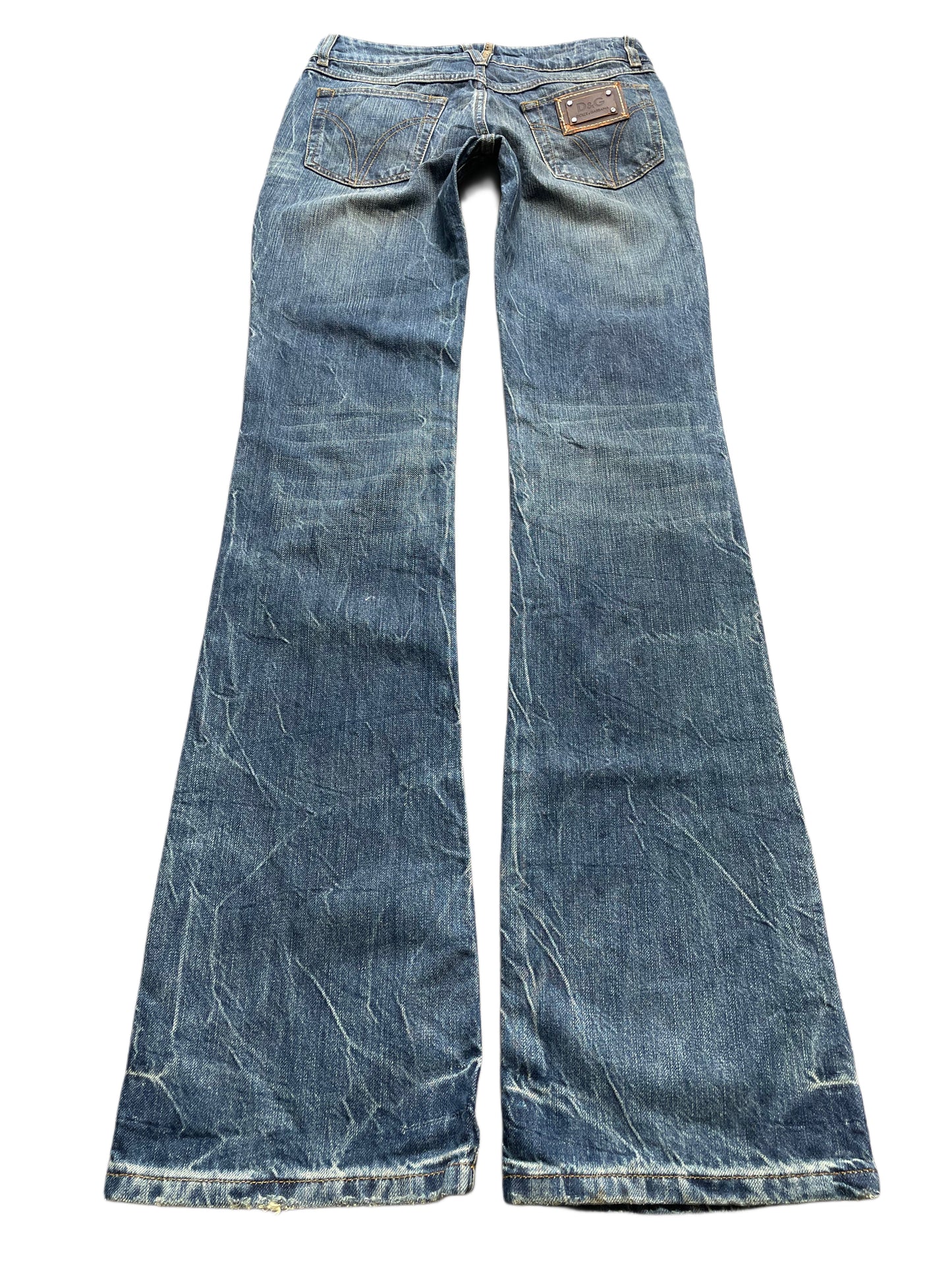 Dolce & Gabbana Low Waist Flared Schlaghose (S/W26)