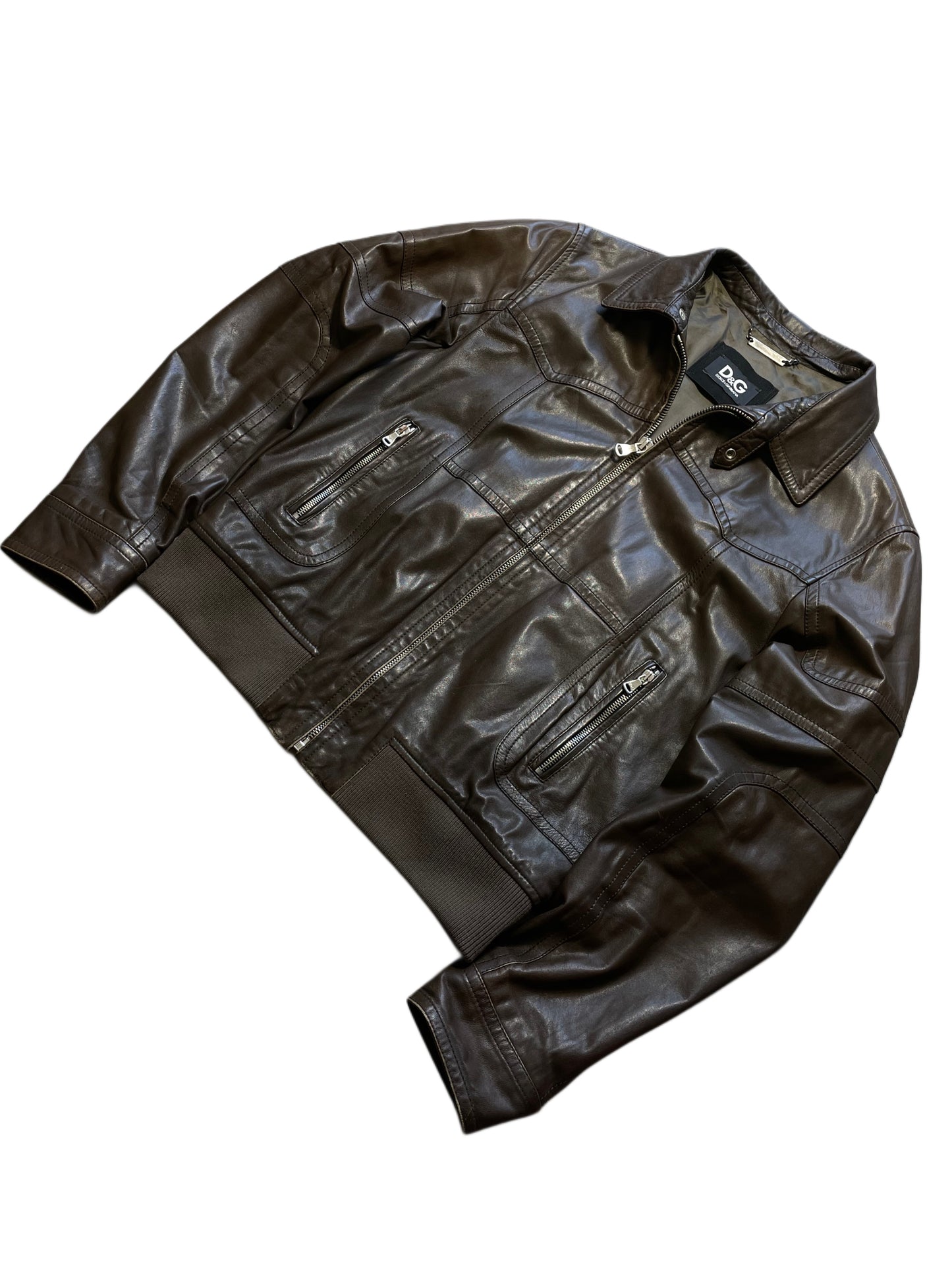 Dolce & Gabbana Lederjacke (XL/54)