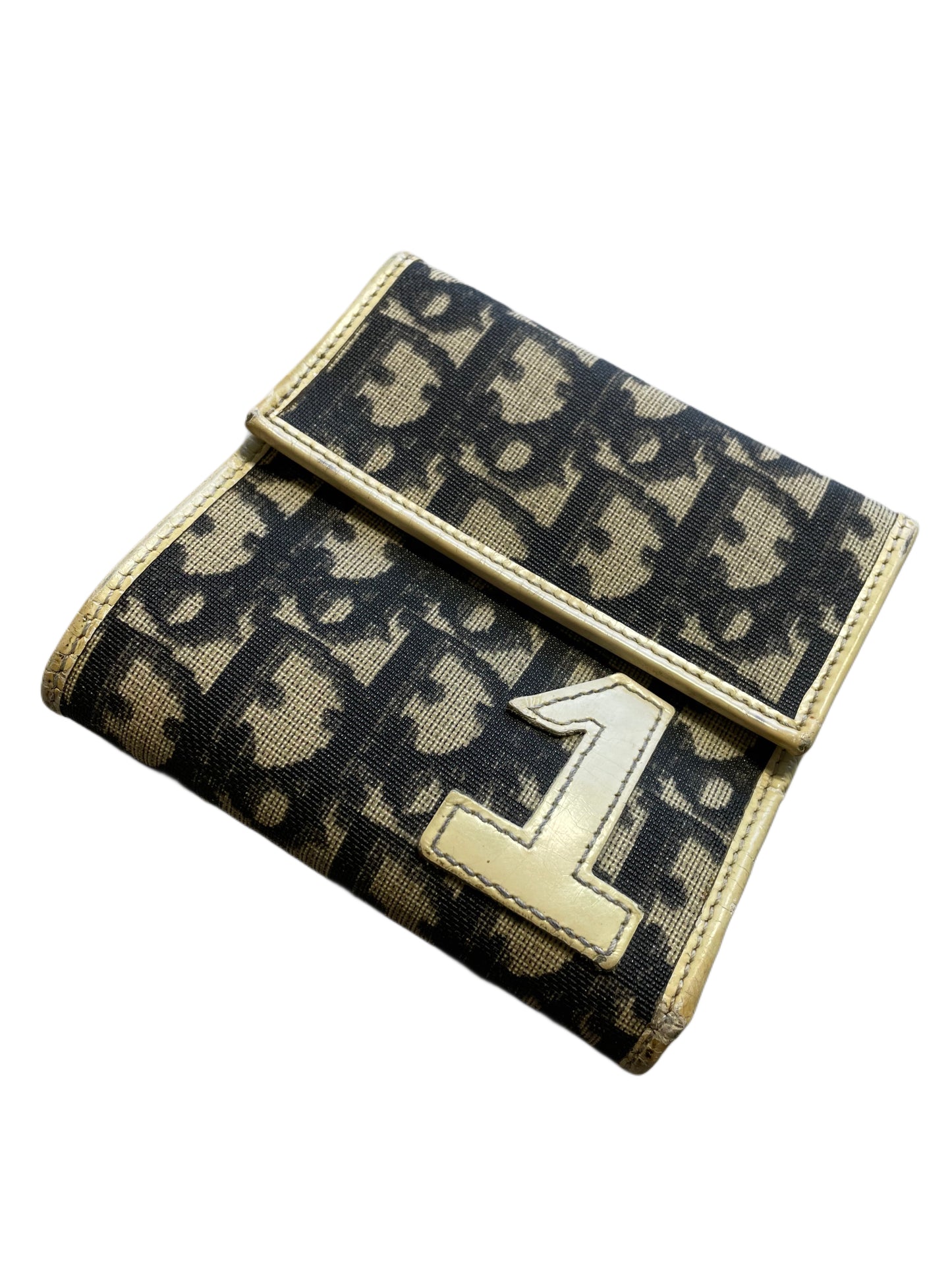 Christian Dior Monogram Compact Portemonnaie