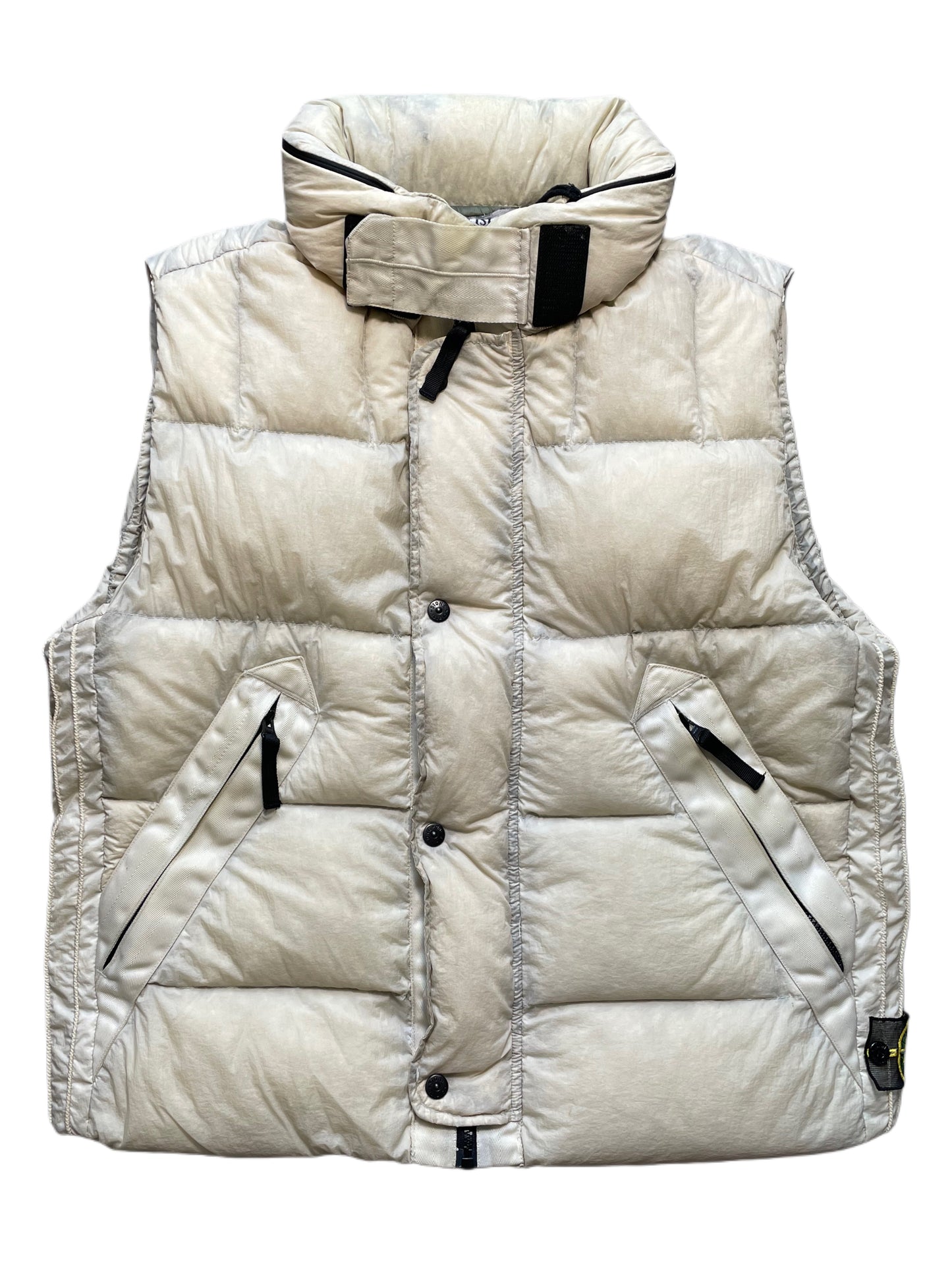 Stone Island Daunenweste mit Mesh Badge (L)