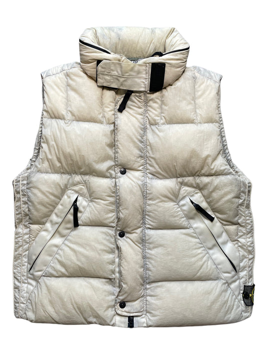 Stone Island Daunenweste mit Mesh Badge (L)