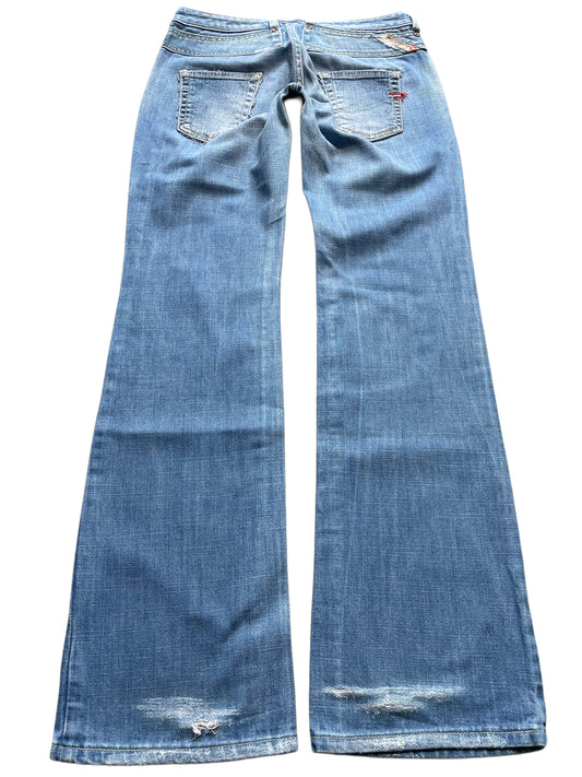 Diesel Low Waist Schlaghose (Frauen S/W27)