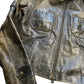 Kurz geschnittene Lederjacke (Frauen S)