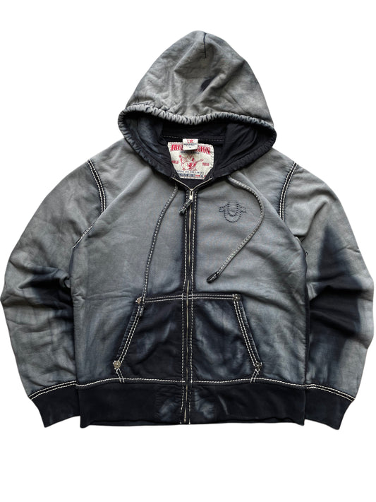 True Religion (Made in Mexico) Hoodie mit Zipper (XL)
