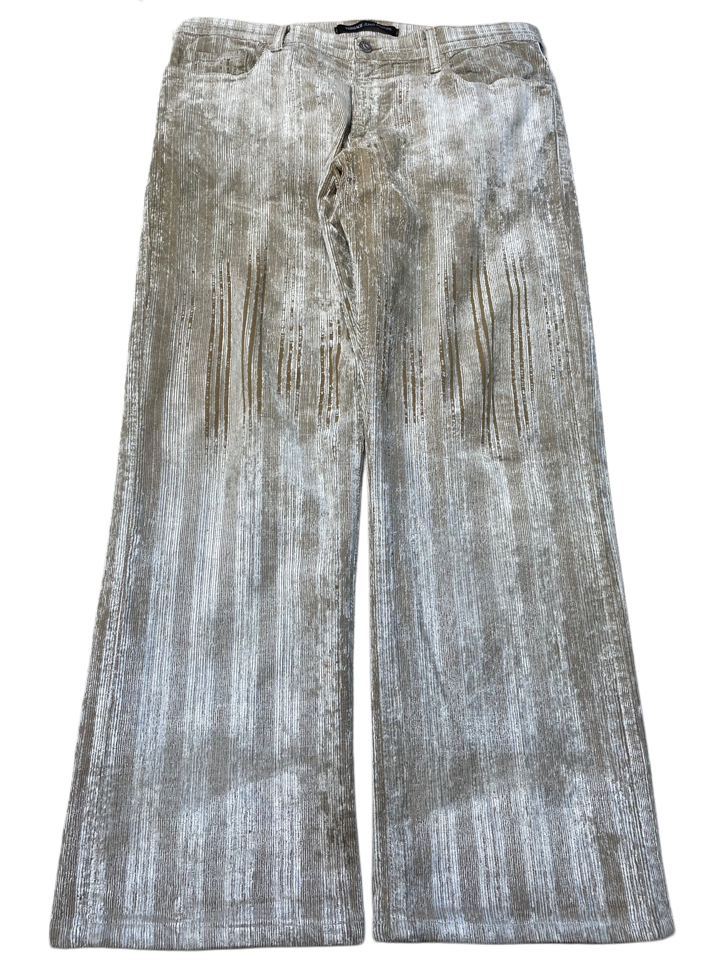 Versace Baggy Cordhose (XL)