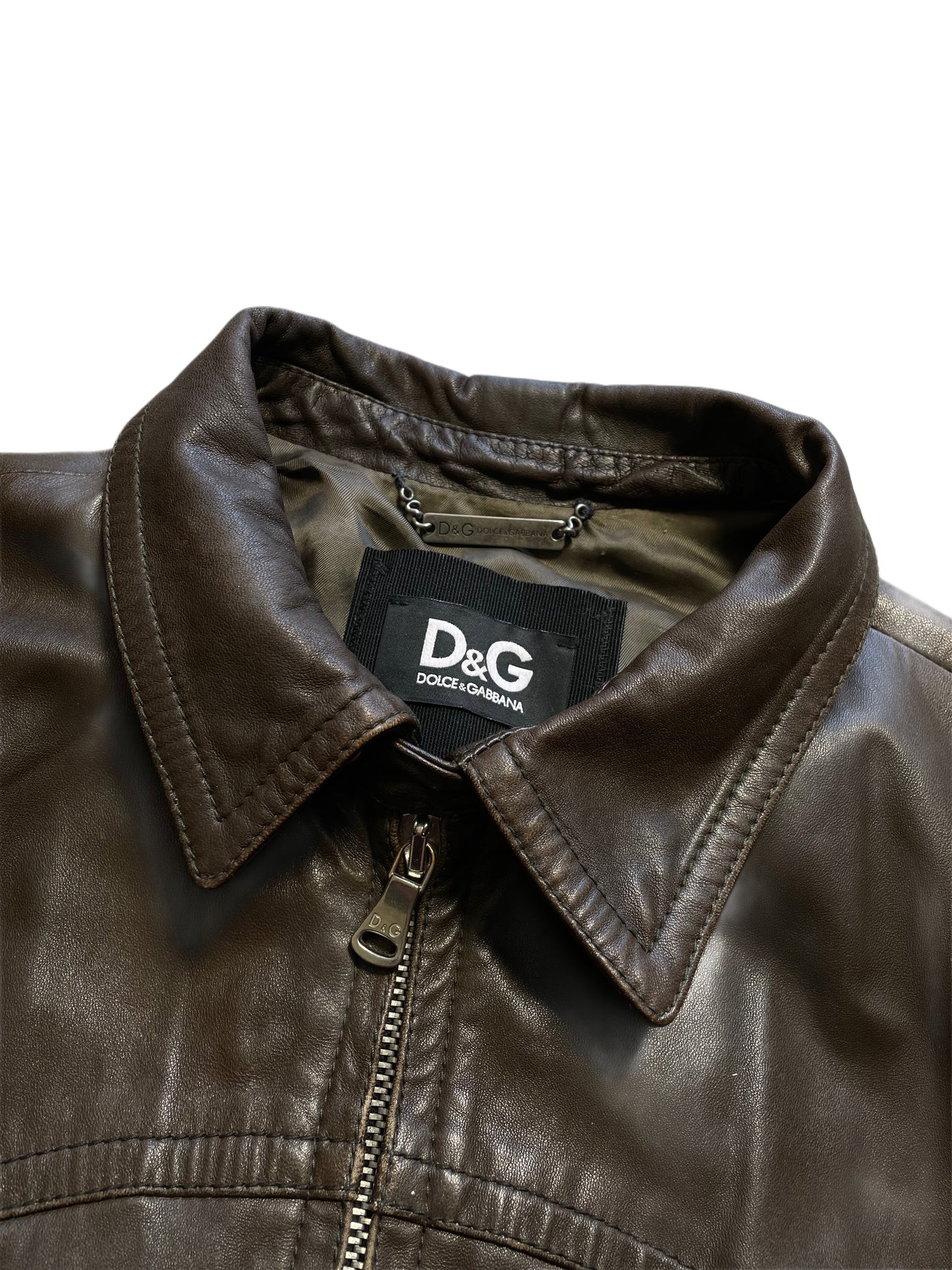 Dolce & Gabbana Lederjacke (XL/54)