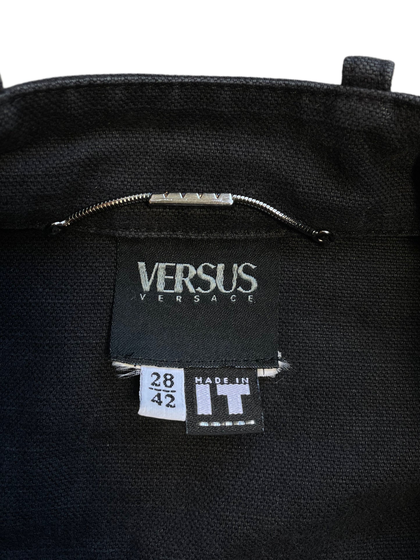 Versus by Versace Bikerjacke aus Jeans (Frauen M)