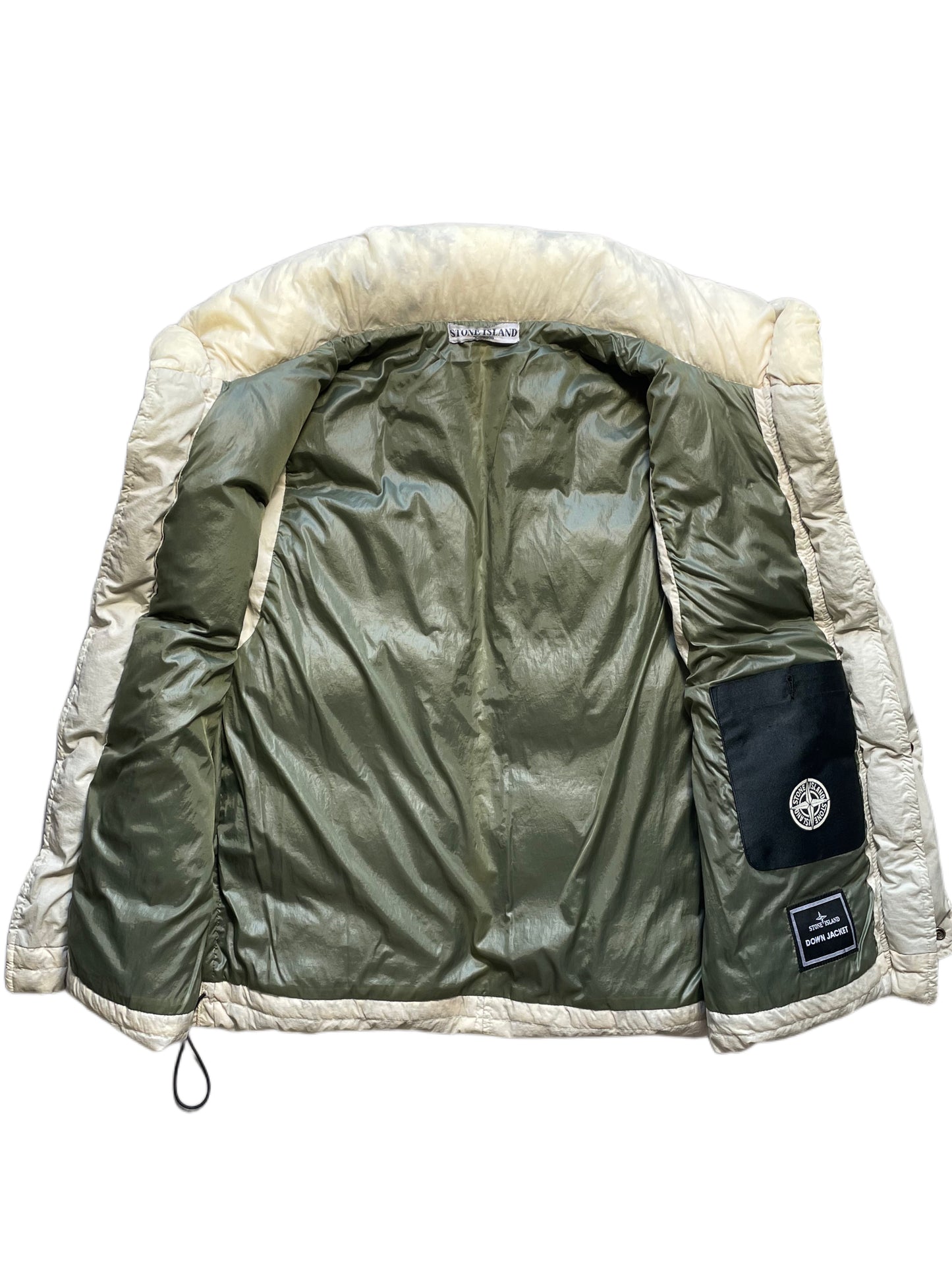 Stone Island Daunenweste mit Mesh Badge (L)