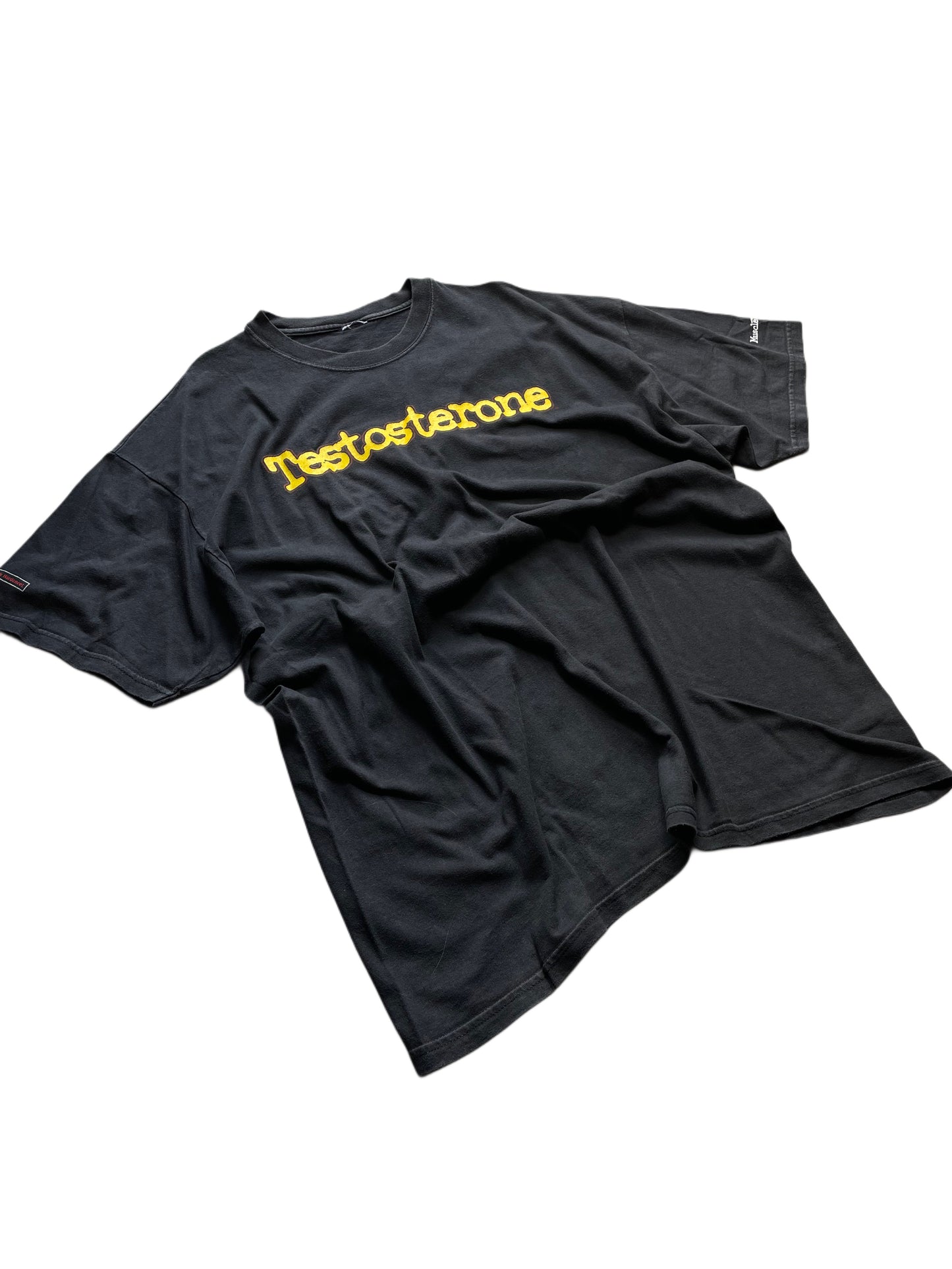 Hanes Beefy-T 'Testosterone' Dangerously Hardcore, Muscle Attitude T-Shirt (XXL)