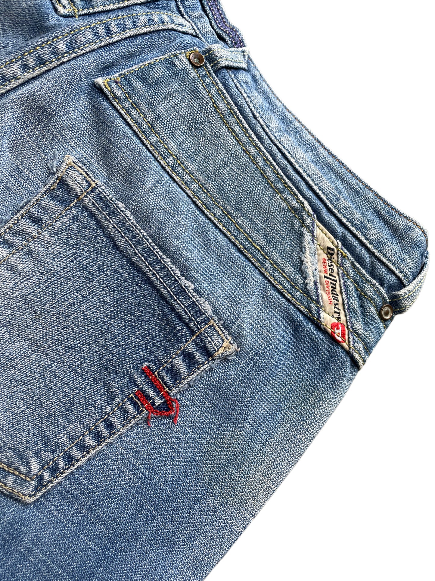Diesel Low Waist Schlaghose (Frauen S/W27)