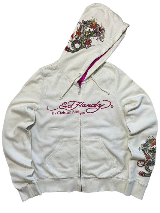 Ed Hardy Hoodie mit Zipper (M)