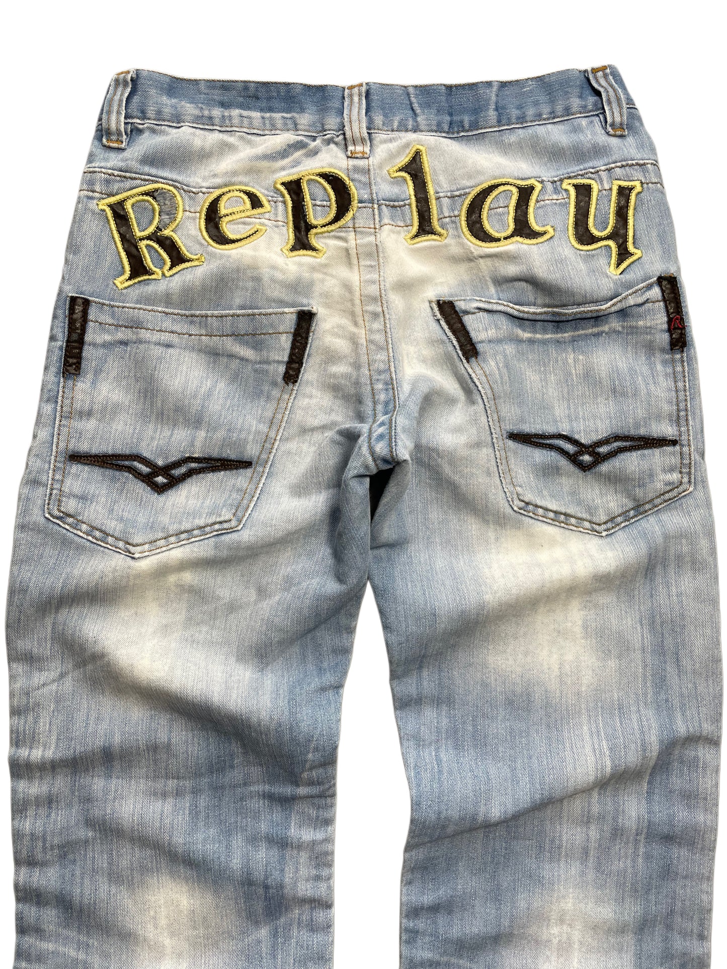 Replay Baggy Jeans mit Backprint (M/W31)
