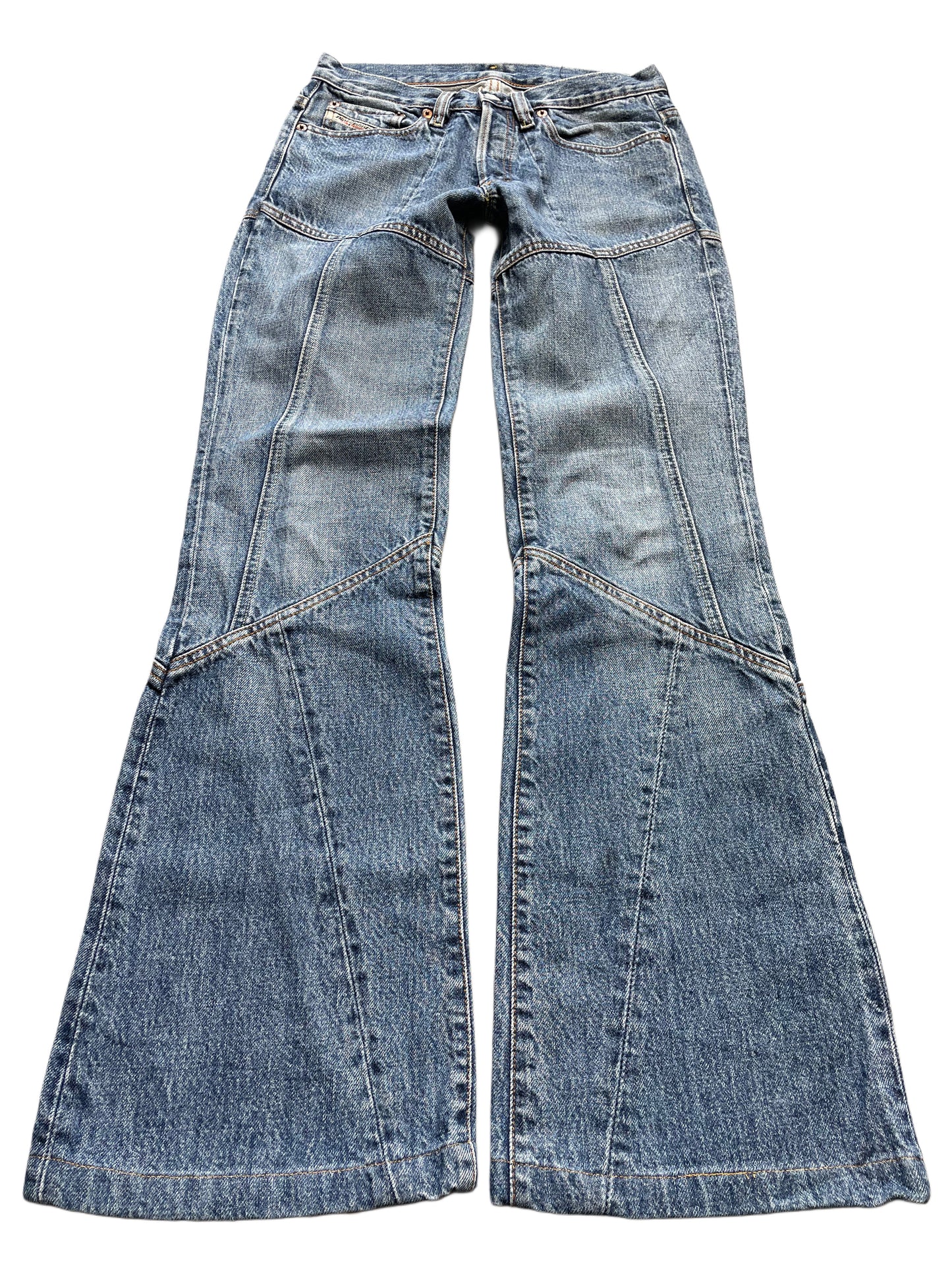 Diesel Low Waist Schlaghose (Frauen S/W26)