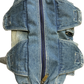 Diesel Tasche aus Jeans mit Glitzersteinen