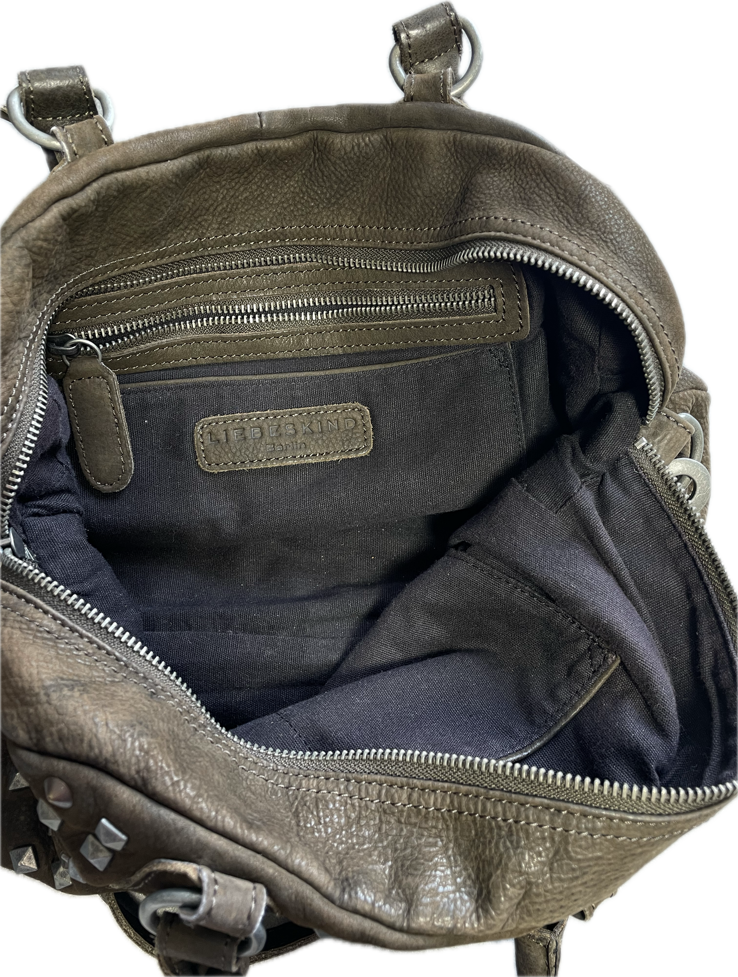 Liebeskind Nieten Echtleder Tasche