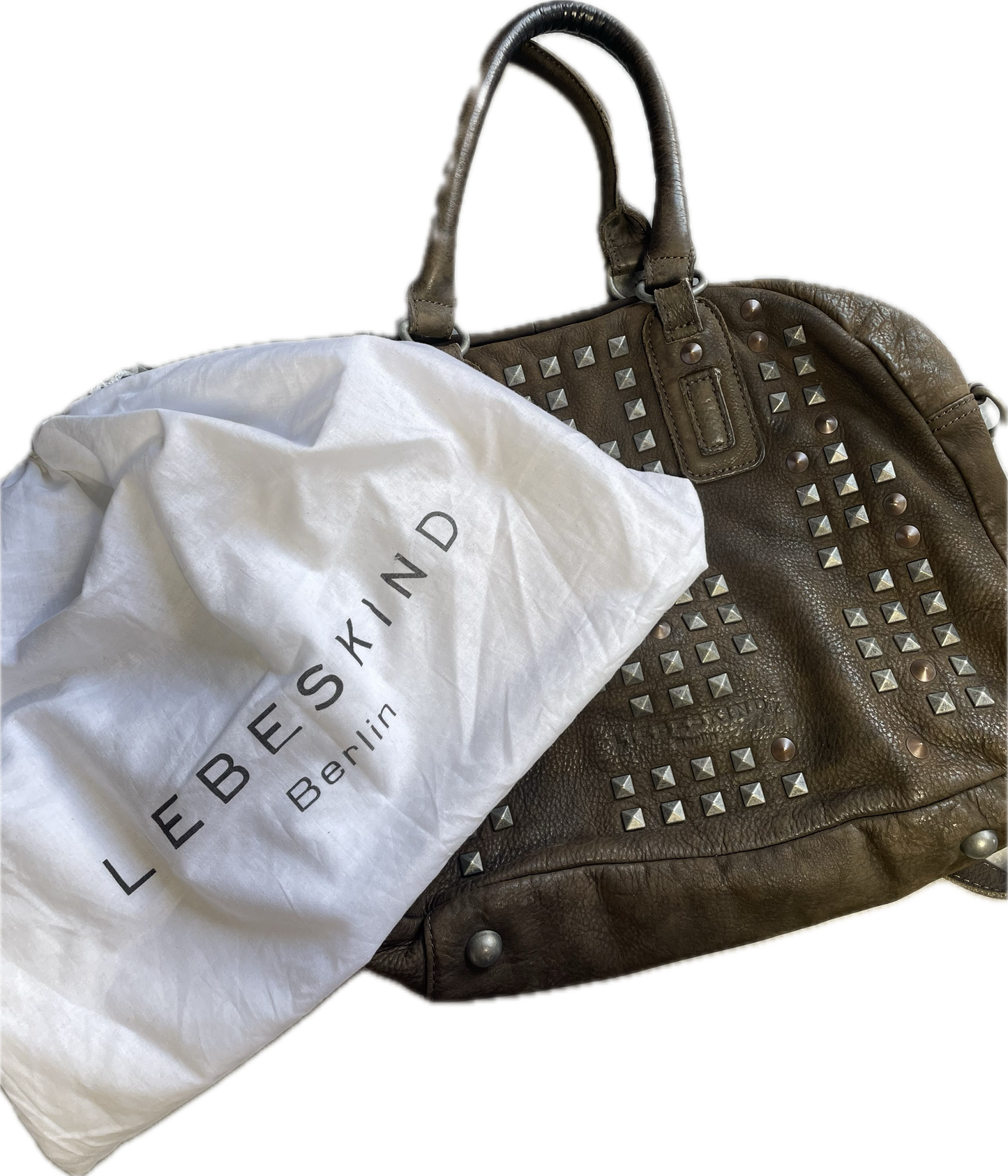 Liebeskind Nieten Echtleder Tasche